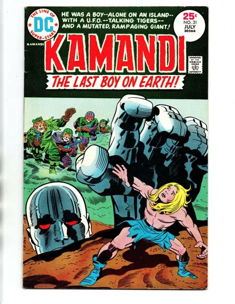 Kamandi The Last Boy On Earth Kirby Vf Comic Books