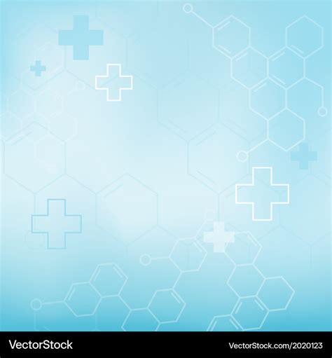 Abstract molecules medical background Royalty Free Vector