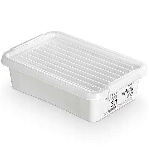 POJEMNIK PLASTIKOWY PUDEŁKO Z POKRYWĄ DO PRZECHOWYWANIA BOX ORGANIZER 3