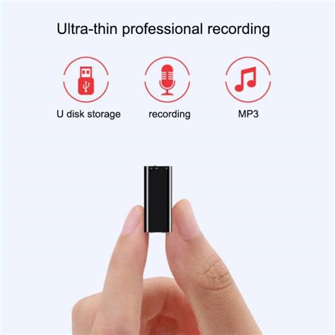 Smallest Mini Usb Pen Voice Activated 16 32gb Digital Dictaphone Audio Voice Hd Noise Reduce