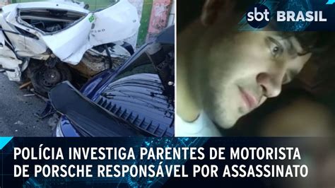 Caso Porsche polícia investiga parentes de motorista SBT Brasil 03