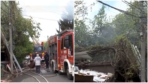 B365 BREAKING Incendiu puternic în Sectorul 1 al Capitalei mai