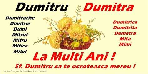 Felicitari De Sfantul Dumitru I Doresc C Sf Ntul Dumitru