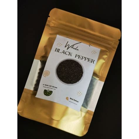 Black Pepper Powder By Lk Herbs And Spices 50g Shopee Philippines