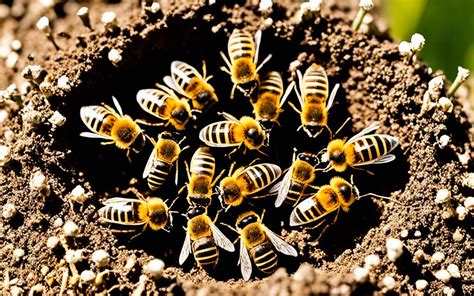 Solitary Ground Bees Otherwise Known As Cavity Nesting Bees