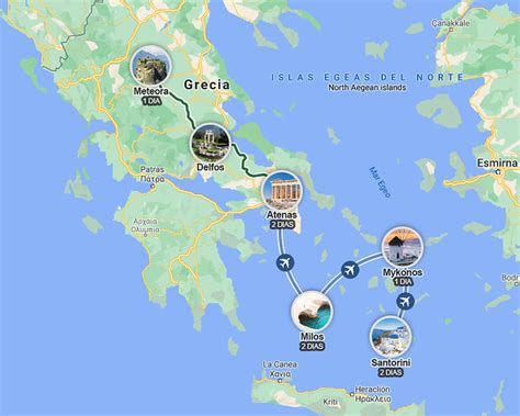 5 itinerarios y rutas por Grecia en 7 10 15 18 y 20 días