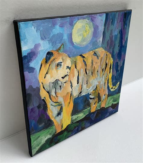 Tiger Painting Tiger Abstract Painting Tiger Oil Painting - Etsy