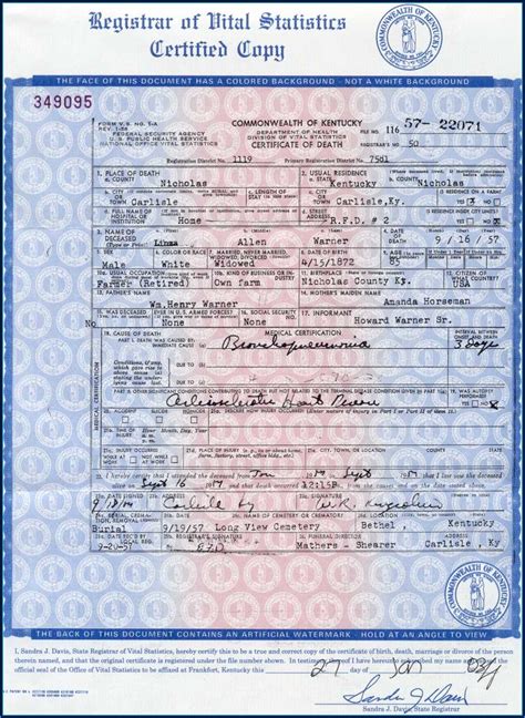 Kentucky Birth Certificate Application Form Form Resume Examples