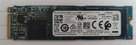 TOSHIBA KXG50ZNV512G 512GB PCIE MLC NVME M 2 2280 SSD 45947696978 EBay