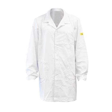 Esd Lab Coat Esd Logo On Arm Antistat Us Esd Protection