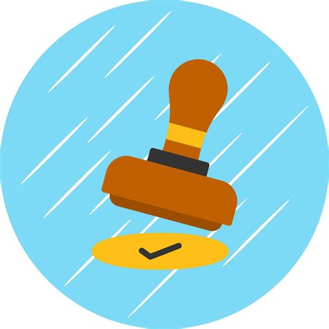 Stamping Vector Icon Design 25092193 Vector Art At Vecteezy