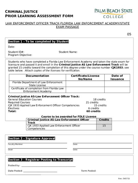 Use This Application For Basic Law Enforcement Doc Template