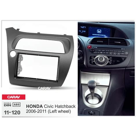 Radio Fascia For Honda Civic Hatchback Left Wheel Double Din