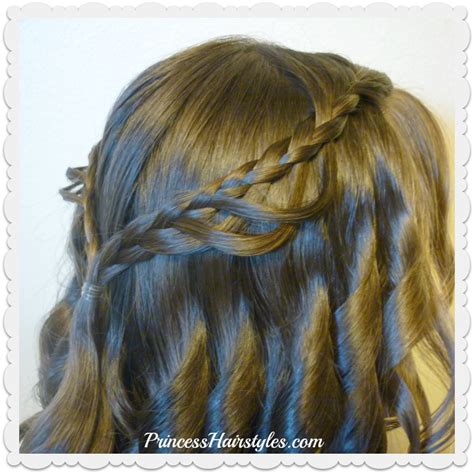 8th Grade Dance Hairstyle Tutorial and Dress! Princess Hairstyles ...