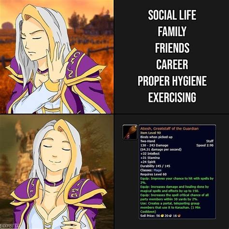 Wow Meme Mr T For The Horde Proper Hygiene Wow Art Bfa Social