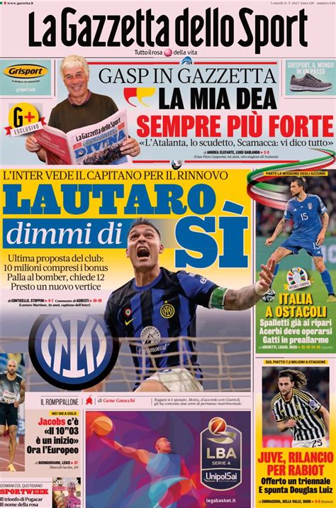 I giornali venerdì 31 maggio 2024