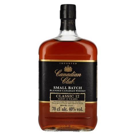 Canadian Club Classic 12 Years Old Small Batch Blended Canadian Whisky