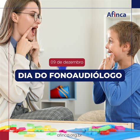 De Dezembro Dia Do Fonoaudi Logo Afinca