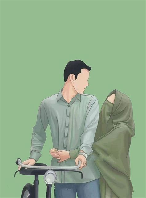 Gambar Kartun Couple Muslimah - Katsureipati4