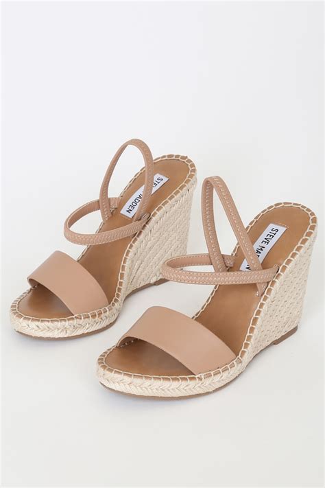 Steve Madden Mckenzie Tan Espadrille Wedges Slingback Wedges Lulus