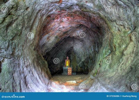 Cave of Marble Mountain at Da Nang City Stock Photo - Image of homage ...