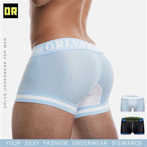 Marca Orlvs B Xer De Algod N Para Hombre Sexy Ropa Interior De Los