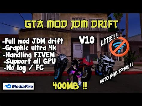 Gta Sa Lite Mod Jdm Drift Gta V Terbaru Dan Moge Gta Sa Android