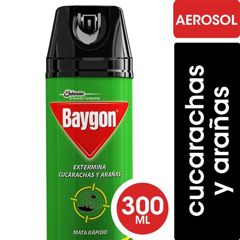 Insecticida P Cucarachas Verde Ml Baygon Aer Superseis Online