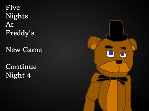 Five Nights At Freddy S Title Screen Drawing By Fluffowuffo On Deviantart