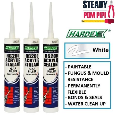 RS200 HARDEX PAINTABLE GAP FILLER RS 200 HARDEX ACRYLIC SEALANT