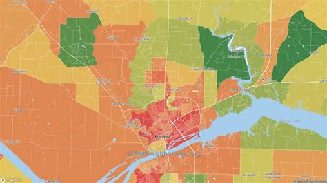 The Highest And Lowest Income Areas In Florence Al