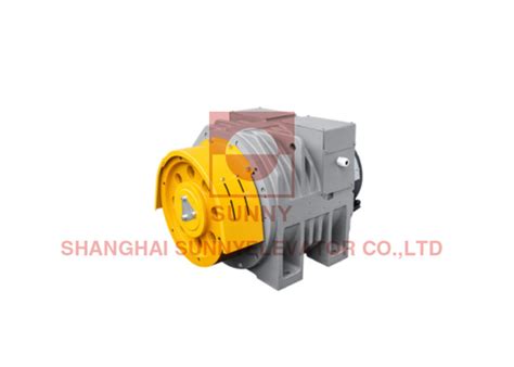 Powerful Dc110v 2 Times 2 1a Gearless Traction Machine For Elevator Suspension System