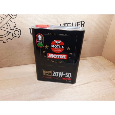 HUILE MOTEUR 20W50 BIDON 2L