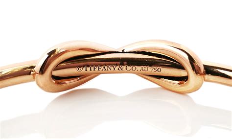 Tiffany And Co 18k Rose Gold Infinity Cuff Bracelet Bloomsbury Manor Ltd