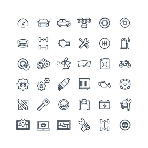 Bike Parts Icons Royalty Free Images Stock Photos Pictures