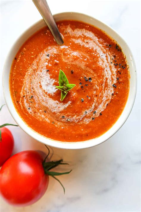 Creamy Tomato Basil Soup Recipe