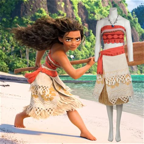 Moana Chaude Princesse Vaiana Fantaisie Robe Principessa Cosplay