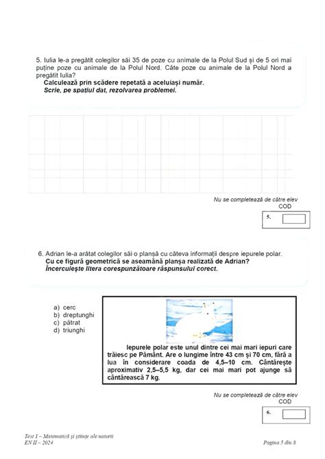 Breaking Subiectele De La Evaluarea Na Ional De Clasa A Ii A