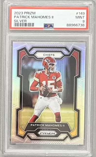 2023 PRIZM 149 PATRICK MAHOMES II SILVER PSA 9 MINT EUR 5 06