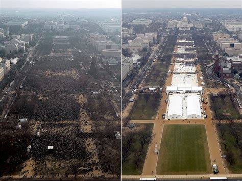 Here Are The Photos That Show Obamas Inauguration Crowd Was Bigger Than Trumps The