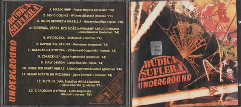 Cd Budka Suflera Underground I Wydanie Sklepy