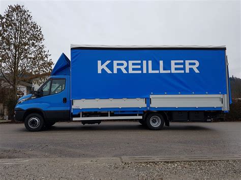 Gro Handel Iveco Daily Mit Aufbau Plane Spriegel Ladebordwand