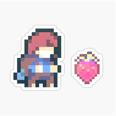 Madeline Sticker Character Video Game Poster Sticker By