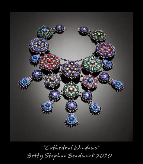 Cathedral Windows Betty Stephan Beaded Jewelry Bead Work