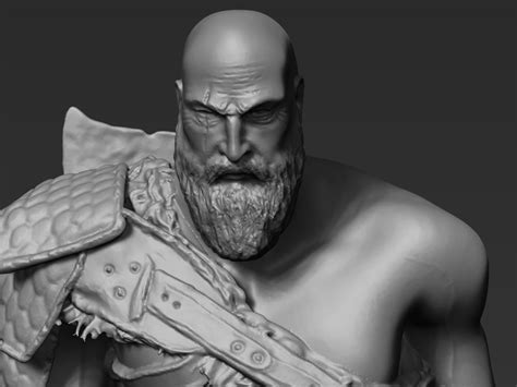 Stl File Kratos God Of War 3d Print Model・model To Download And 3d