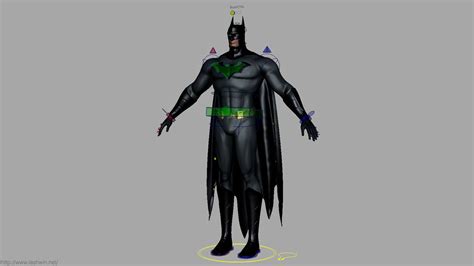 Batman Rig Legacy 3d Model Rigged Cgtrader