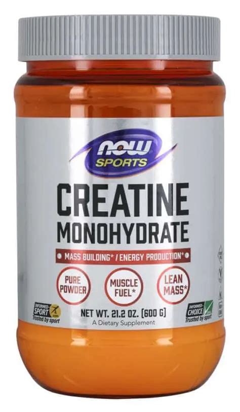 Now Sports Creatine Monohydrate Powder 212 Oz 600g Low Price Check Reviews And Suggested Use