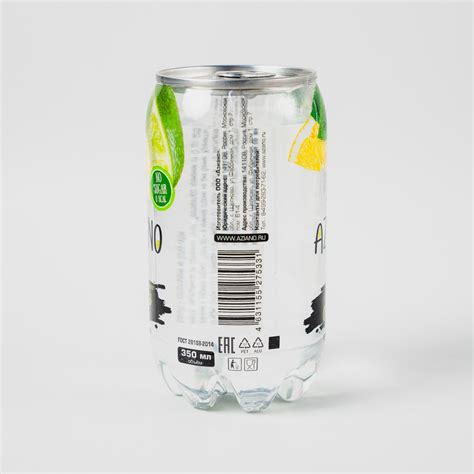 Qazlı içki "Aziano" - Moxito dadı ilə 350 ml qiymət 2.2₼ | Unity Food