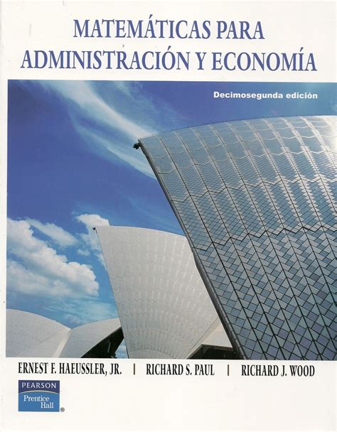 Matemáticas para Administración y Economía Ediciones Técnicas Paraguayas