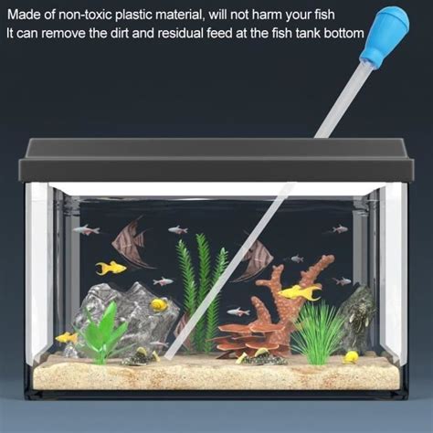 R Servoir De Poissons Changeur D Eau Aquarium Compte Gouttes Pipette